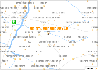 map of Saint-Jean-sur-Veyle