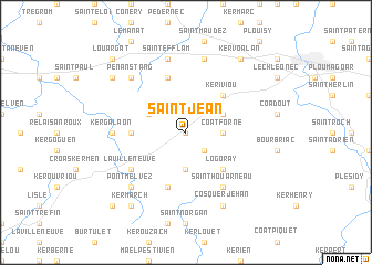 map of Saint-Jean