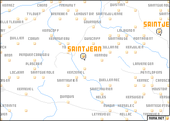 map of Saint-Jean