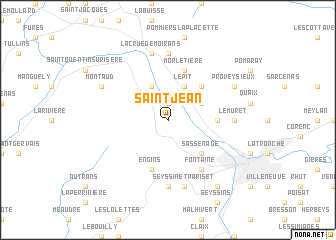 map of Saint-Jean