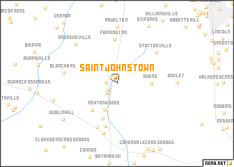 map of Saint Johnstown