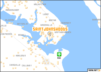 map of Saint Johns Woods