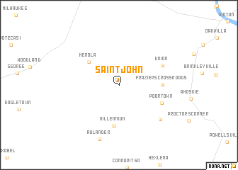 map of Saint John