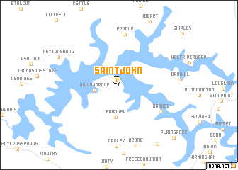 map of Saint John