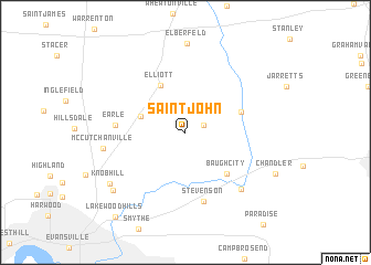 map of Saint John