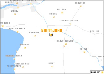 map of Saint John