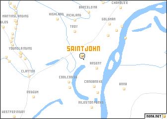 map of Saint John