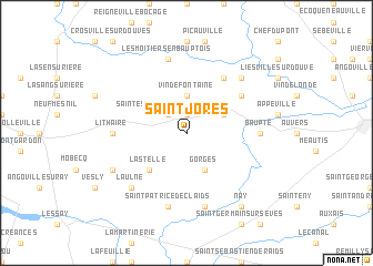 map of Saint-Jores