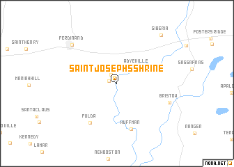 map of Saint Josephs Shrine