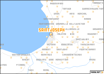 map of Saint Joseph