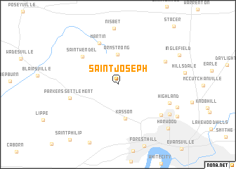 map of Saint Joseph