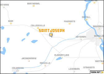 map of Saint Joseph