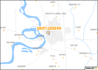 map of Saint Joseph