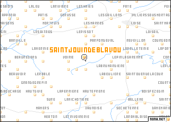 map of Saint-Jouin-de-Blavou