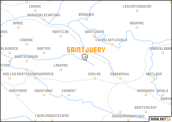 map of Saint-Juéry