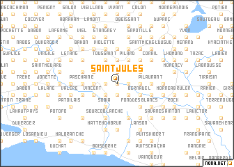 map of Saint-Jules