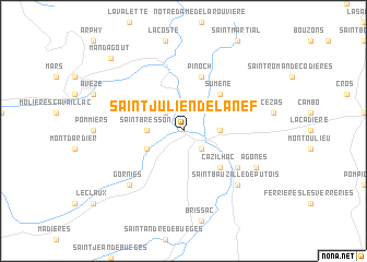 map of Saint-Julien-de-la-Nef