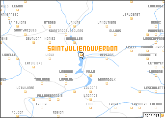 map of Saint-Julien-du-Verdon