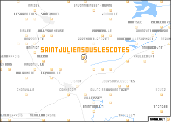 map of Saint-Julien-sous-les-Côtes