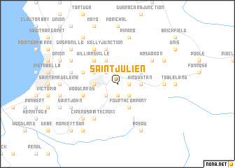 map of Saint Julien
