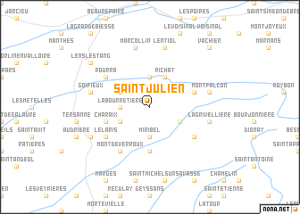 map of Saint-Julien