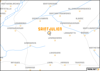 map of Saint-Julien
