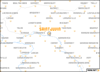 map of Saint-Juvin
