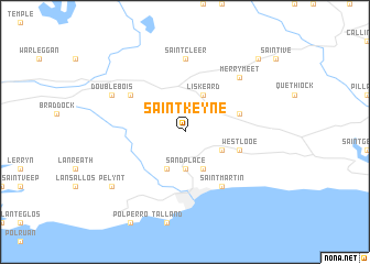 map of Saint Keyne