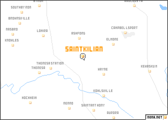 map of Saint Kilian