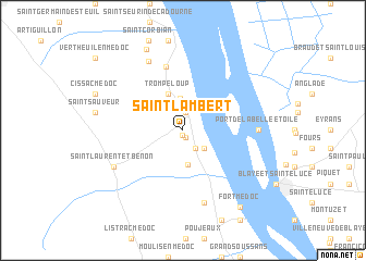 map of Saint-Lambert