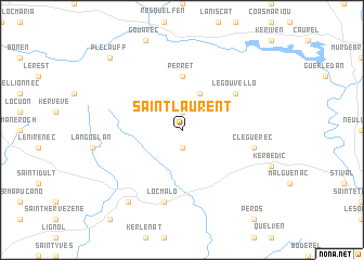 map of Saint-Laurent