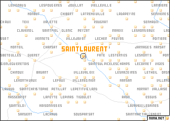 map of Saint-Laurent