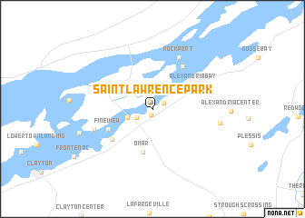 map of Saint Lawrence Park