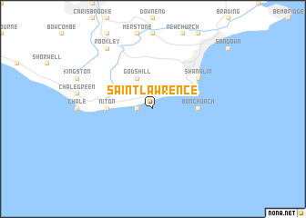 map of Saint Lawrence