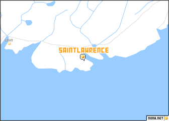 map of Saint Lawrence