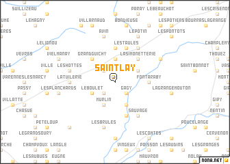 map of Saint-Lay