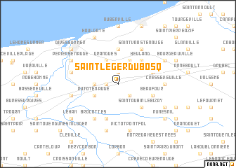 map of Saint-Léger-Dubosq