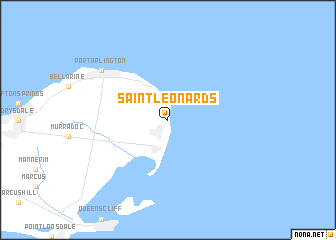 map of Saint Leonards