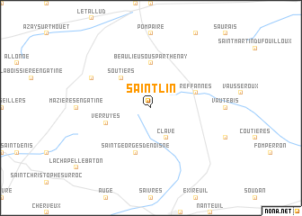 map of Saint-Lin