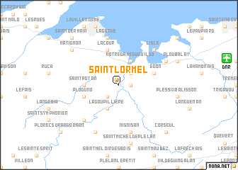 map of Saint-Lormel