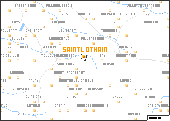 map of Saint-Lothain