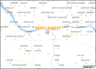 map of Saint-Loubert