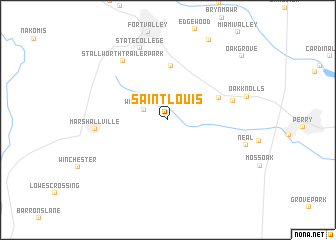map of Saint Louis