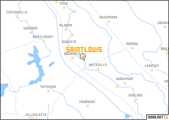 map of Saint Louis