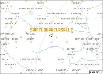 map of Saint-Loup-de-la-Salle