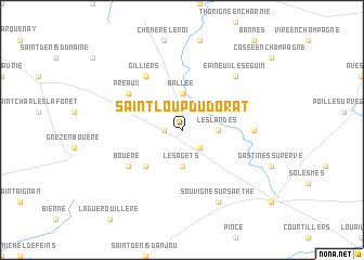 map of Saint-Loup-du-Dorat