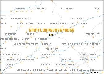 map of Saint-Loup-sur-Semouse
