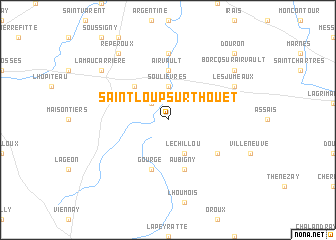 map of Saint-Loup-sur-Thouet