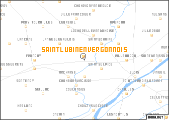 map of Saint-Lubin-en-Vergonnois