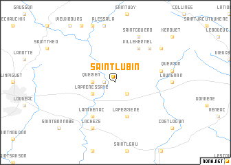 map of Saint-Lubin